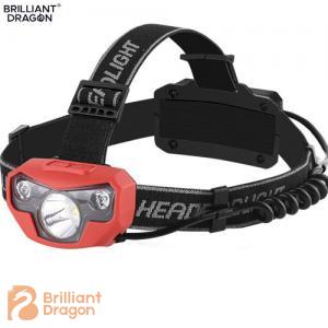 Outdoor Emergency Camp Head Torch High 1000 Lumen 105 Degree Rotating Sensor COB LED Headlamp With Waterproof IP44 