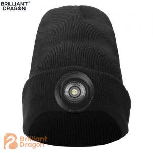 500 Lumens USB-C Charging LED Knitted Hat Headlamp Running Light Lamp Removabal