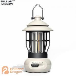 New Portable Tent Retro Camping Light Emergency Lamp Vintage COB USB Rechargeable Outdoor Camping Lantern
