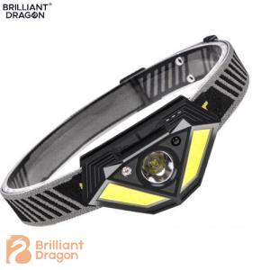 Hot Selling USB Rechargeable LED Headlamp Lightweight Head Torch Light with Motion Sensor for Running Hiking Repairing