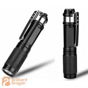 LED Aluminum AAA Battery Flashlight with Clip