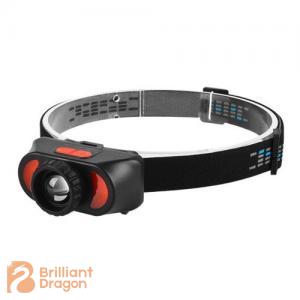 Multi function tri color led headlamp for fishing