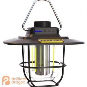 Outdoor rechargeable camping lantern with power bank