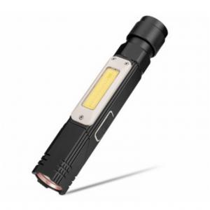 Rechargeable 5W COB Flashlight with Head 180 degree rotate
