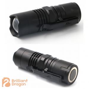 Rechargeable Zoom Adjustable Mini Flashlight with Clip and Magnet