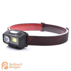 XPG COB LED Rechargeable Sensor Headlamp With Red Warning Light
